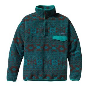 Patagonia Synchilla Snap-T Fleece Mens S Aztec Geometric Gorpcore Retro Hiking